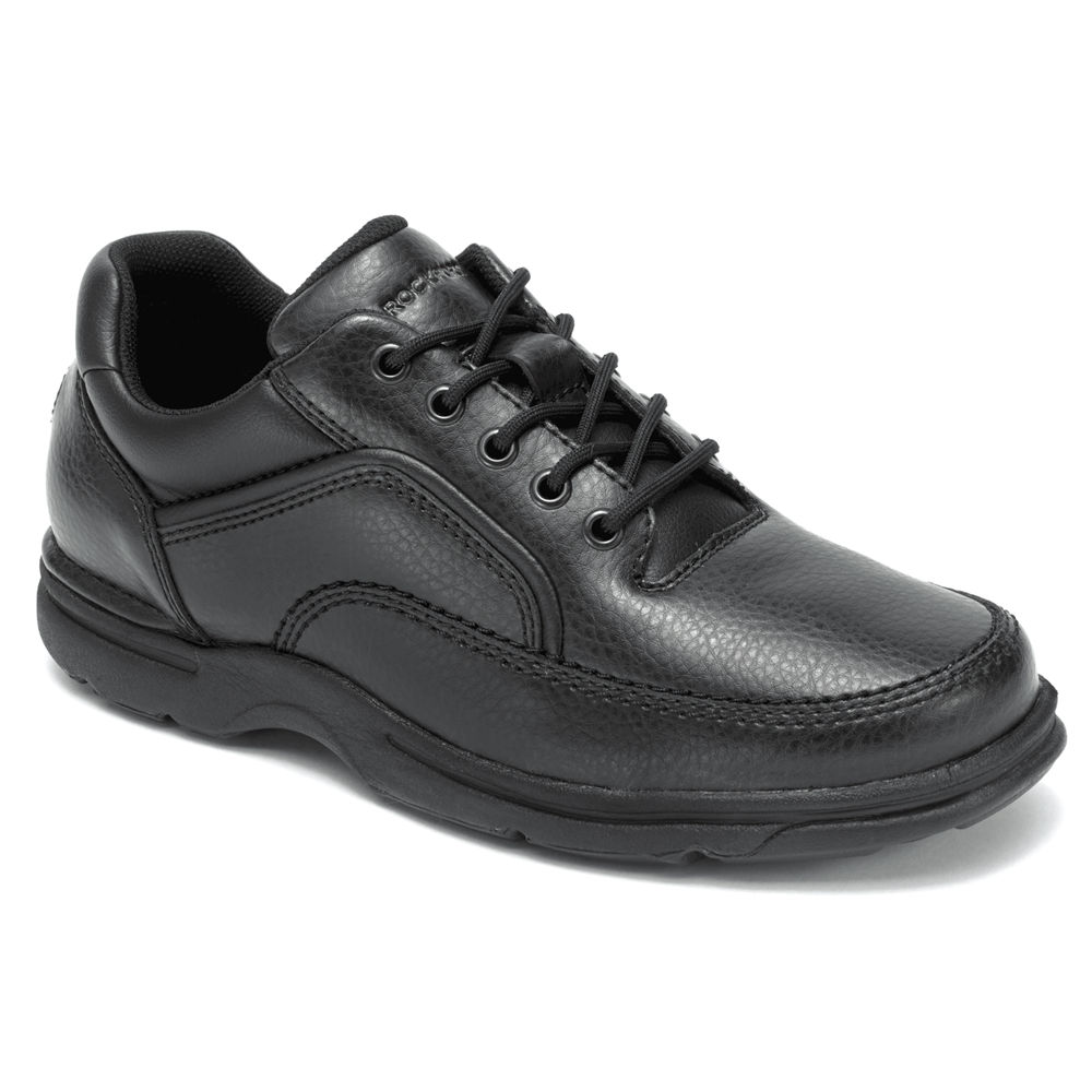 Tenis Rockport Homem Pretas - Ridgefield Eureka - 89415FQLH